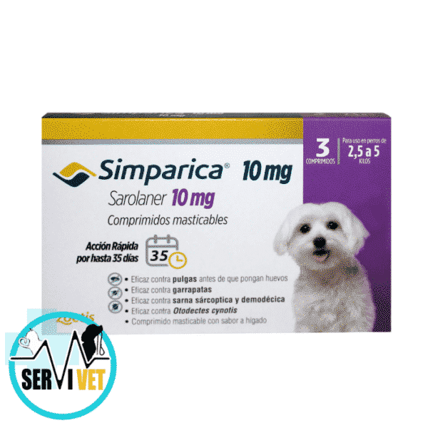 Simparica 2.5-5 kg 3 Comprimidos