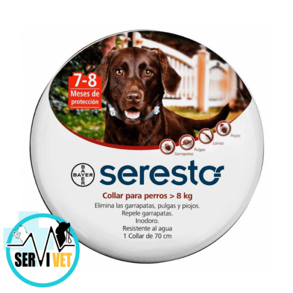 Collar Seresto Para Perros mas 8 kg