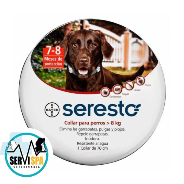 Collar Seresto Para Perros mas 8 kg