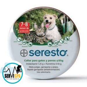 Collar Seresto Para Perros y Gatos menor 8 kg Servispa Veterinaria septiembre 9, 2025 - https://servispavet.cl medicina veterinaria