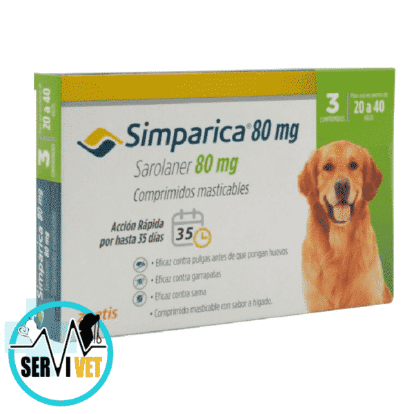 Simparica 20-40kg 3 Comprimidos