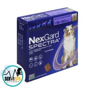 Nexgard Spectra 15 30 kg 3 Comprimidos Servispa Veterinaria septiembre 9, 2025 - https://servispavet.cl medicina veterinaria