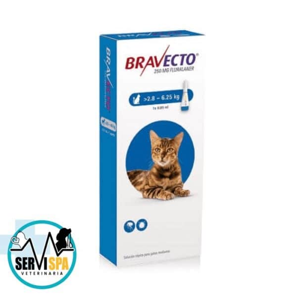 Bravecto gato 2.8 a 6.25 kg