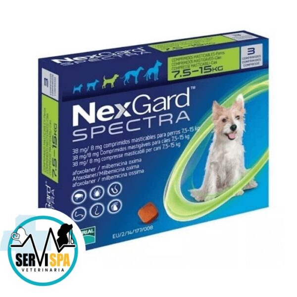 Nexgard Spectra 7.5-15 kg 3 comprimidos