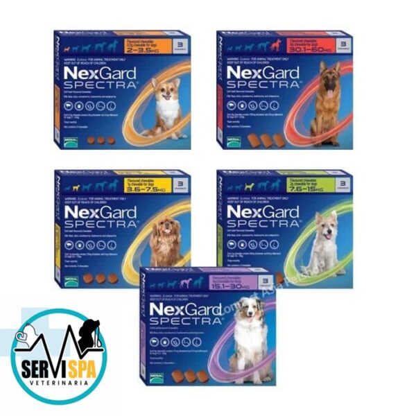 Nexgard Spectra 2-3.5 Kg 3 Comprimidos - Imagen 2