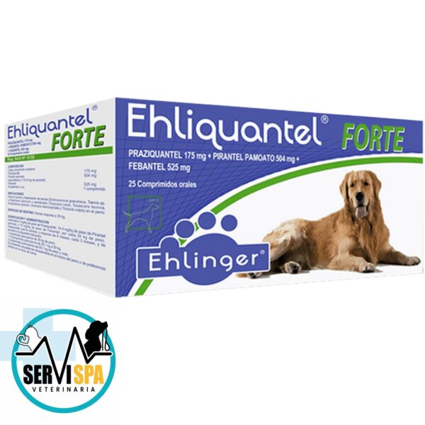 Ehliquantel Forte para perros hasta 35kg